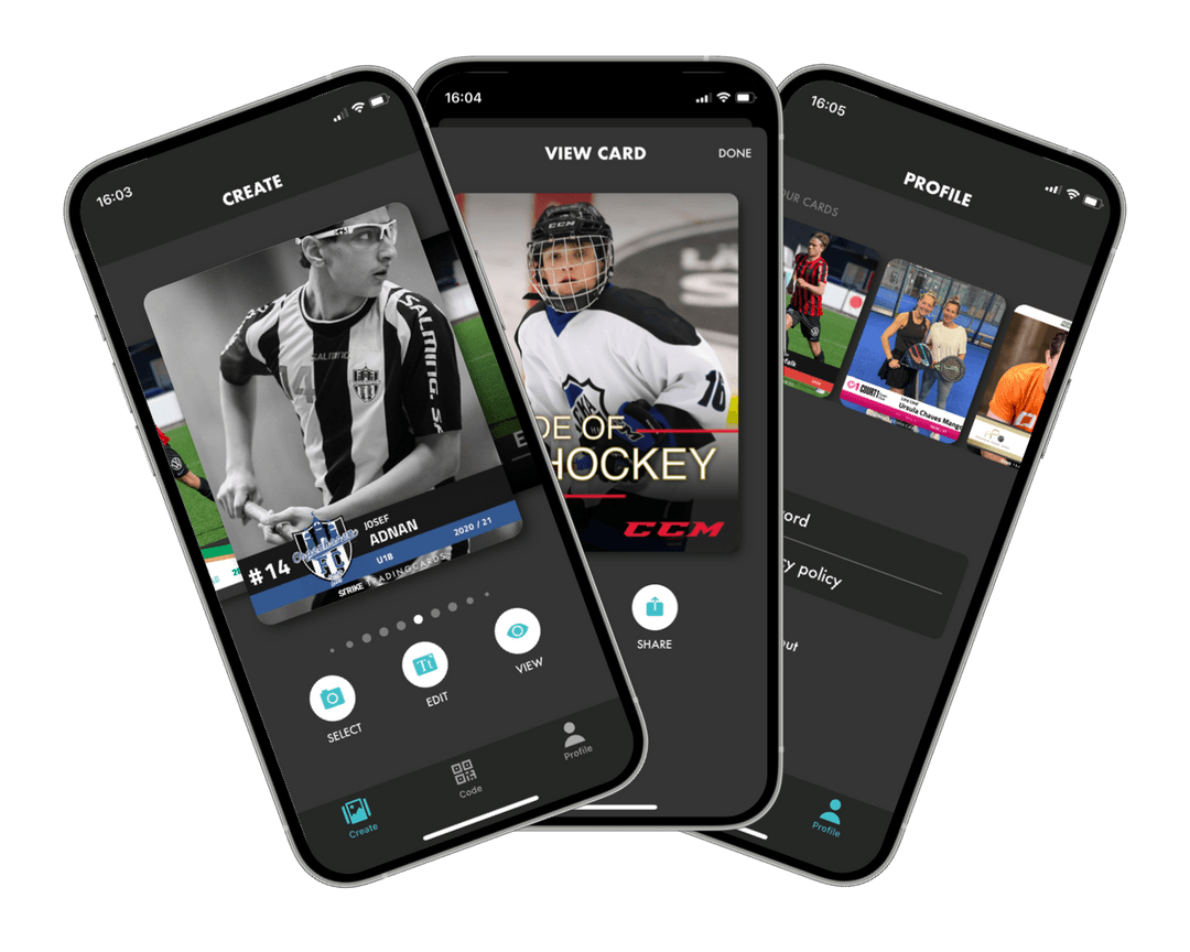 Strike Trading Cards Make Digital Sports Cards!